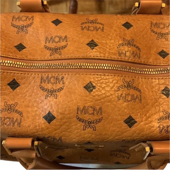 MCM Boston bag beautiful bag inside and out. Reposhing the item & never used it - Picture 11 of 16
